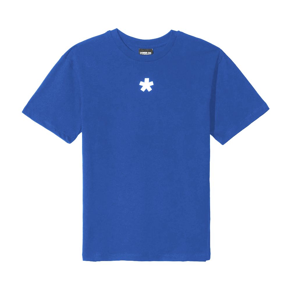 Comme Des Fuckdown Blue Cotton Women T-Shirt $142.00 Comme Des Fuckdown Luzworld