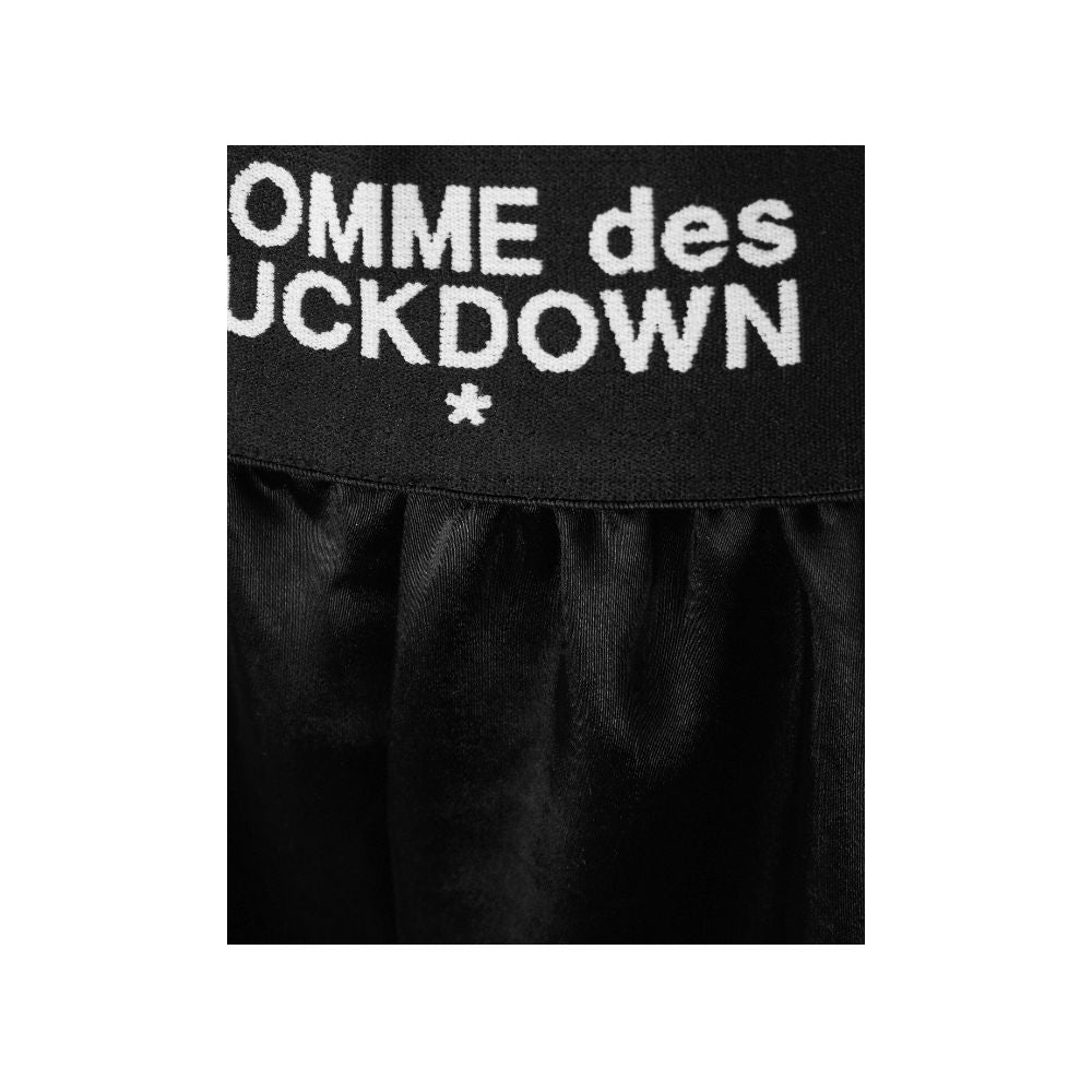 Comme Des Fuckdown Black Polyester Short $164.00 Comme Des Fuckdown Luzworld