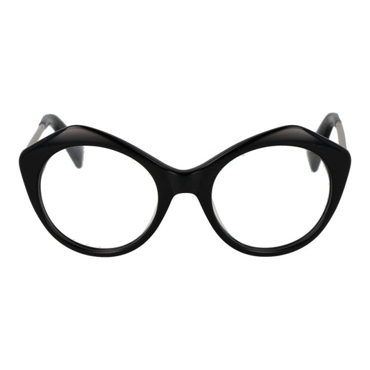 Yohji Yamamoto Black Women Glasses Frame $792.00 Yohji Yamamoto Luzworld