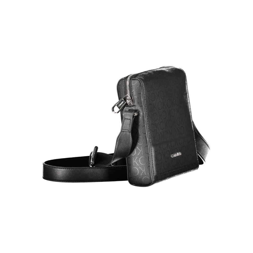 Calvin Klein Black Polyester Shoulder Bag $215.00 Calvin Klein Luzworld