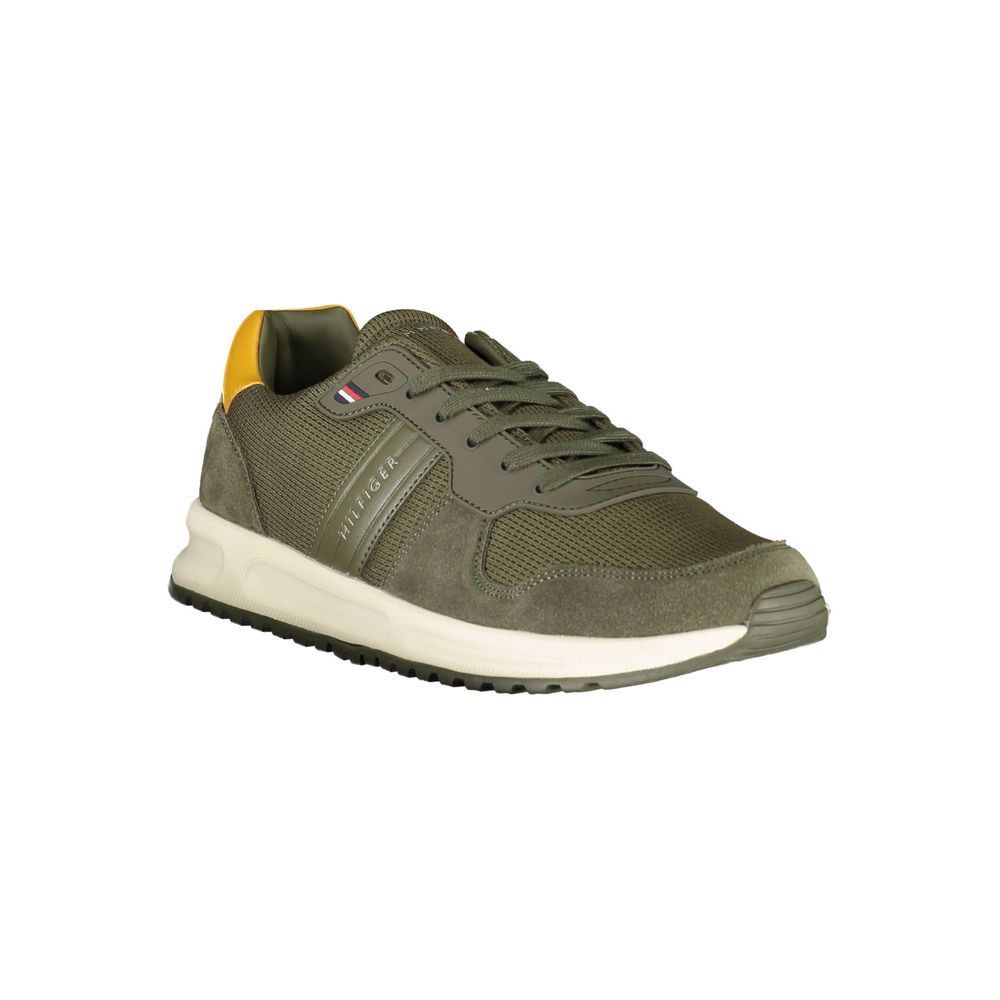 Tommy Hilfiger Green Polyester Sneaker $263.00 Tommy Hilfiger Luzworld