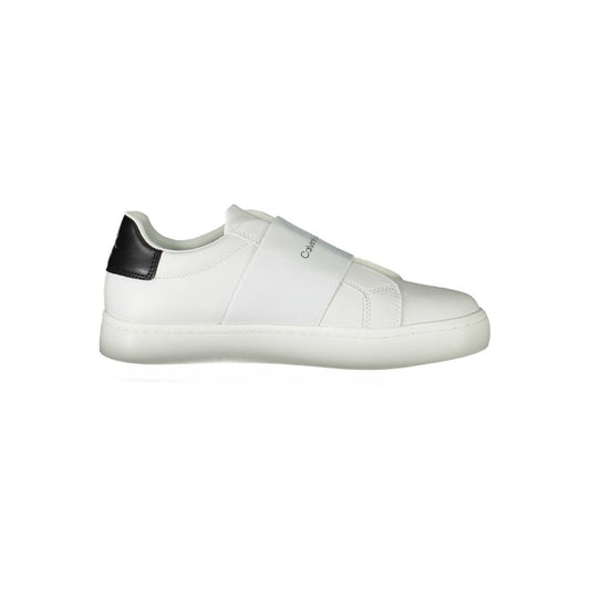 Calvin Klein White Polyester Sneaker $240.00 Calvin Klein Luzworld