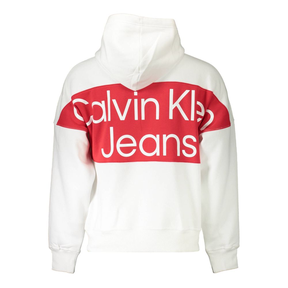 Calvin Klein White Cotton Men Sweater $281.00 Calvin Klein Luzworld