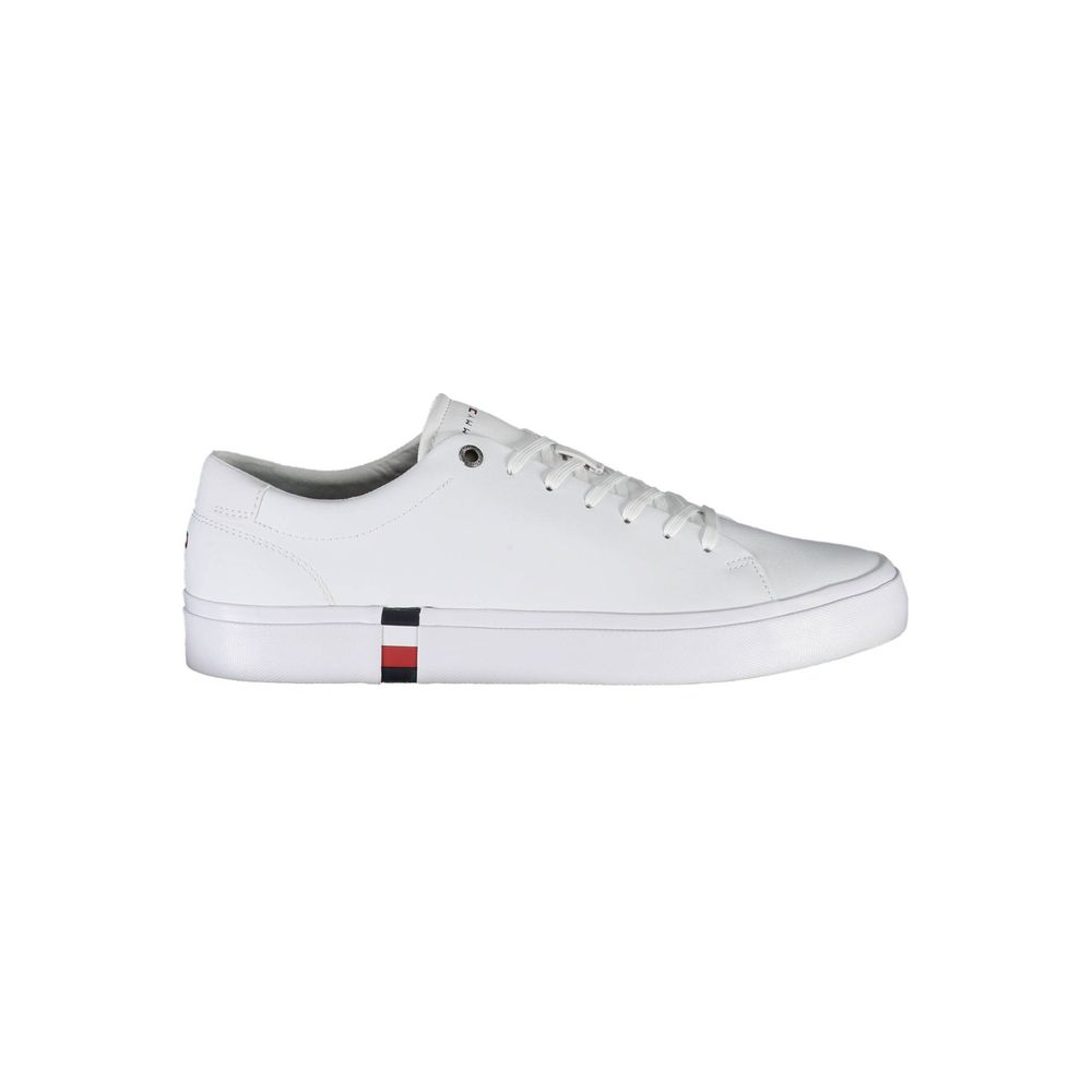 Tommy Hilfiger White Polyester Sneaker $255.00 Tommy Hilfiger Luzworld