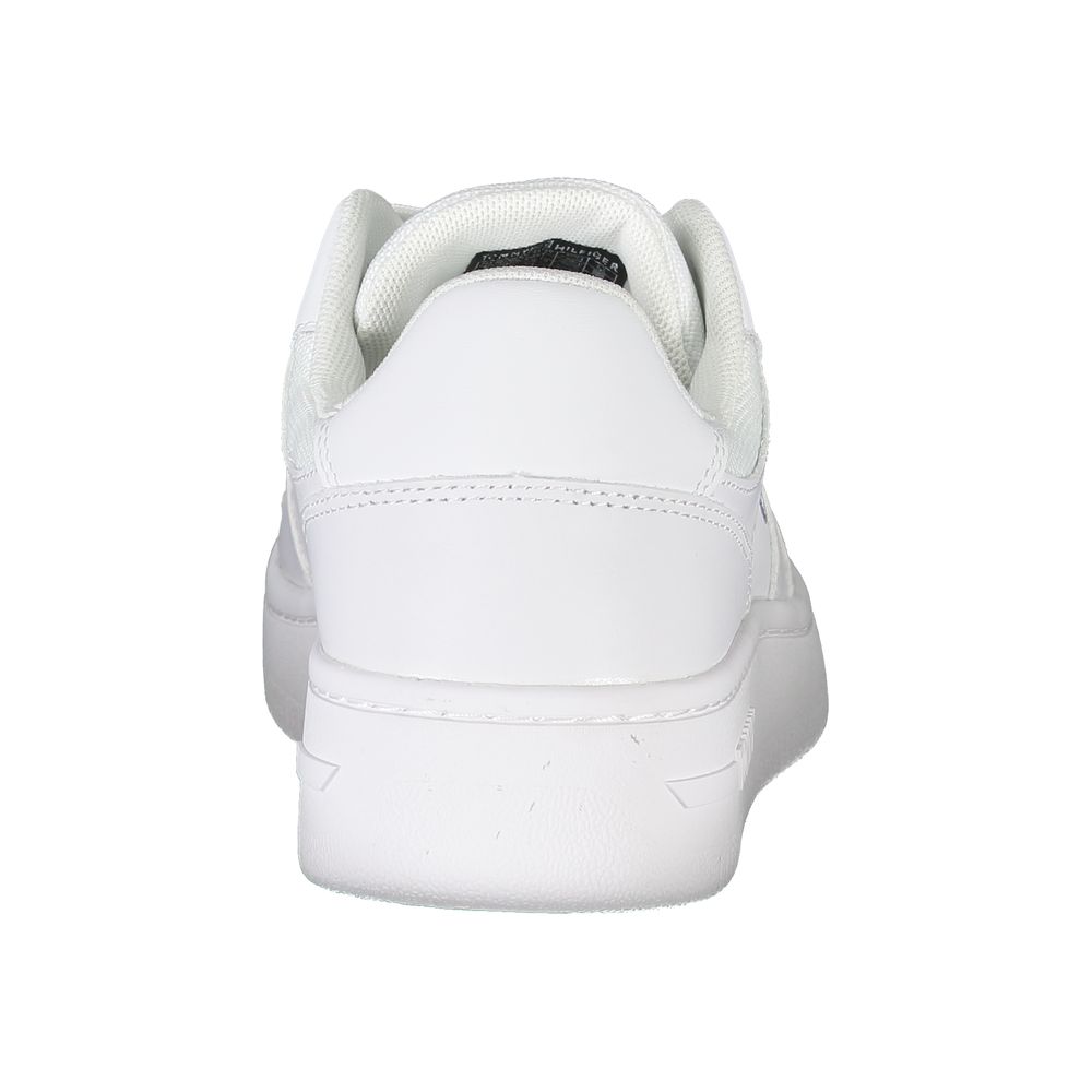 Tommy Hilfiger White Polyester Sneaker $238.00 Tommy Hilfiger Luzworld