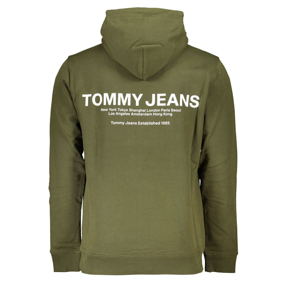 Tommy Hilfiger Green Cotton Men Sweater $234.00 Tommy Hilfiger Luzworld