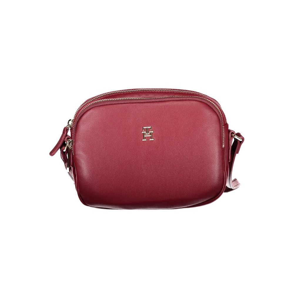 Tommy Hilfiger Red Polyester Handbag $255.00 Tommy Hilfiger Luzworld