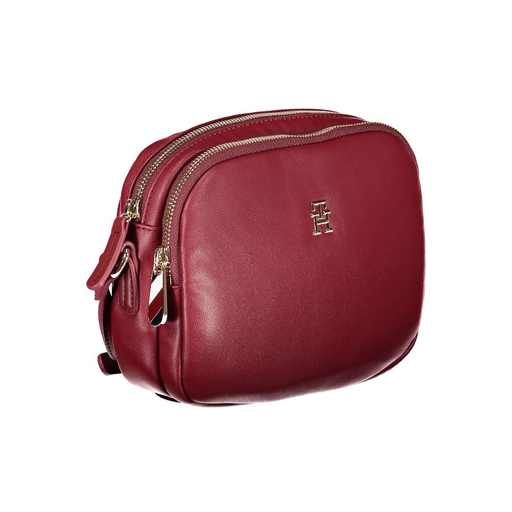 Tommy Hilfiger Red Polyester Handbag $255.00 Tommy Hilfiger Luzworld