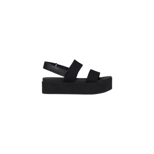 Calvin Klein Jeans Black Organic Cotton Sandal $181.00 Calvin Klein Jeans Luzworld