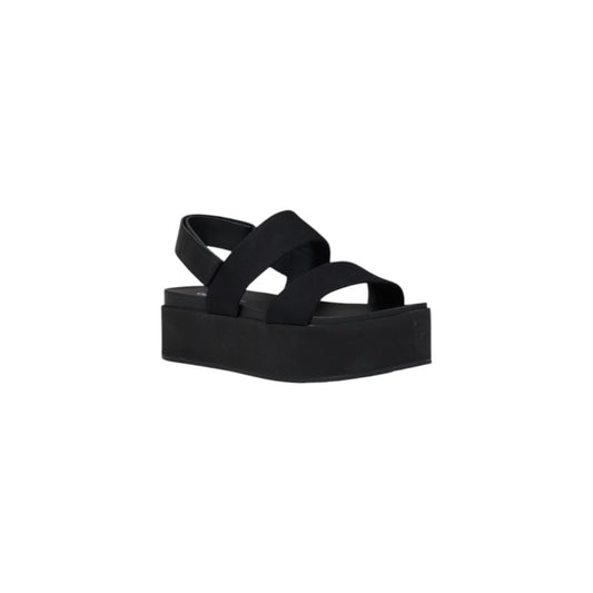 Calvin Klein Jeans Black Organic Cotton Sandal $181.00 Calvin Klein Jeans Luzworld