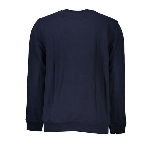 Tommy Hilfiger Blue Organic Cotton Men Sweater $203.00 Tommy Hilfiger Luzworld