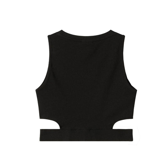 Comme Des Fuckdown Black Cotton Women Top $133.00 Comme Des Fuckdown Luzworld