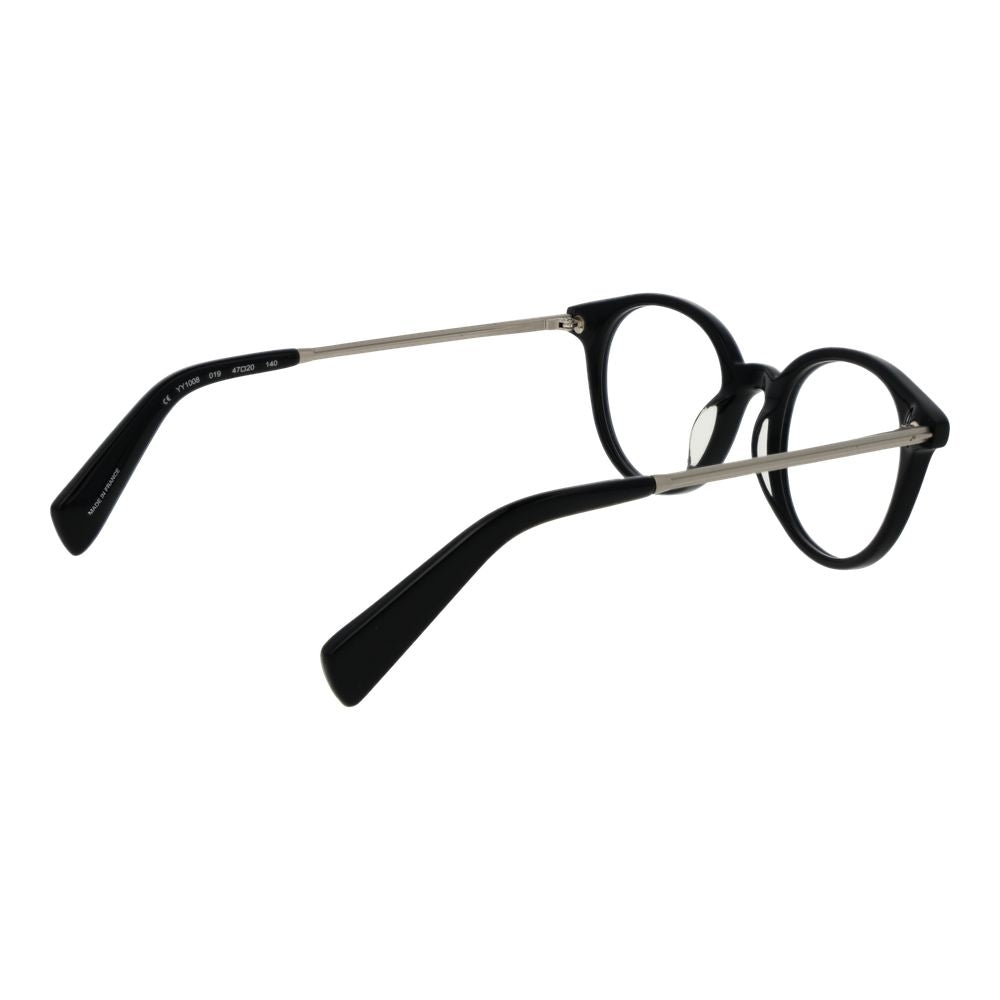 Yohji Yamamoto Black Unisex Glasses Frame $730.00 Yohji Yamamoto Luzworld