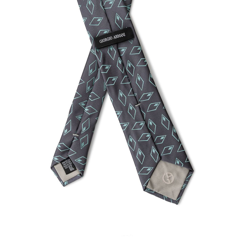 Giorgio Armani Gray Silk Ty $263.00 Giorgio Armani Luzworld