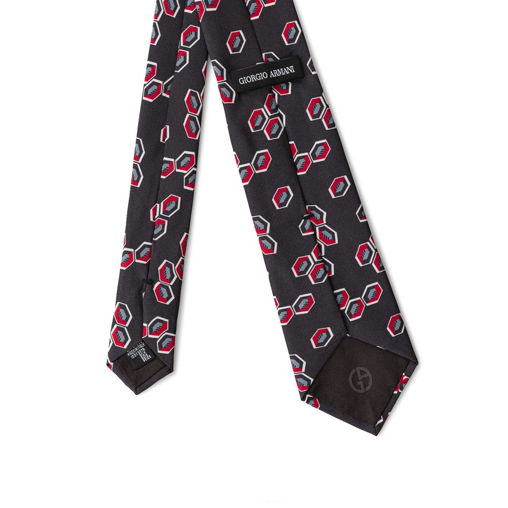 Giorgio Armani Gray Silk Ty $263.00 Giorgio Armani Luzworld