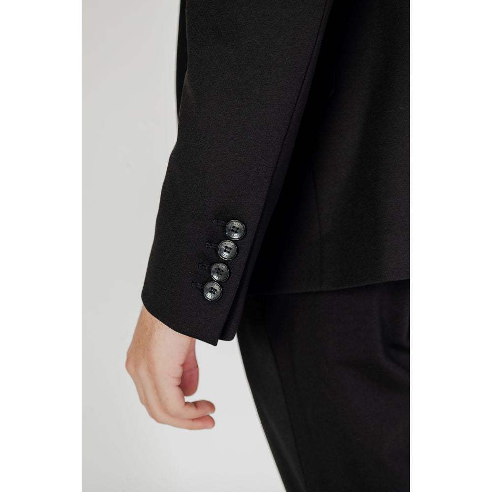 Antony Morato Black Polyester Blazer $286.00 Antony Morato Luzworld