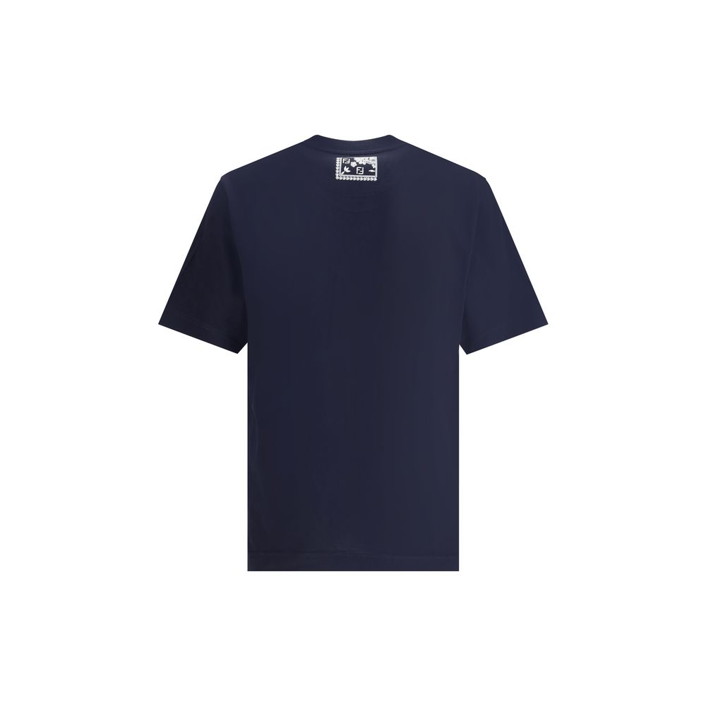 Fendi T-Shirt with bandana print pocket $1469.00 Fendi Luzworld