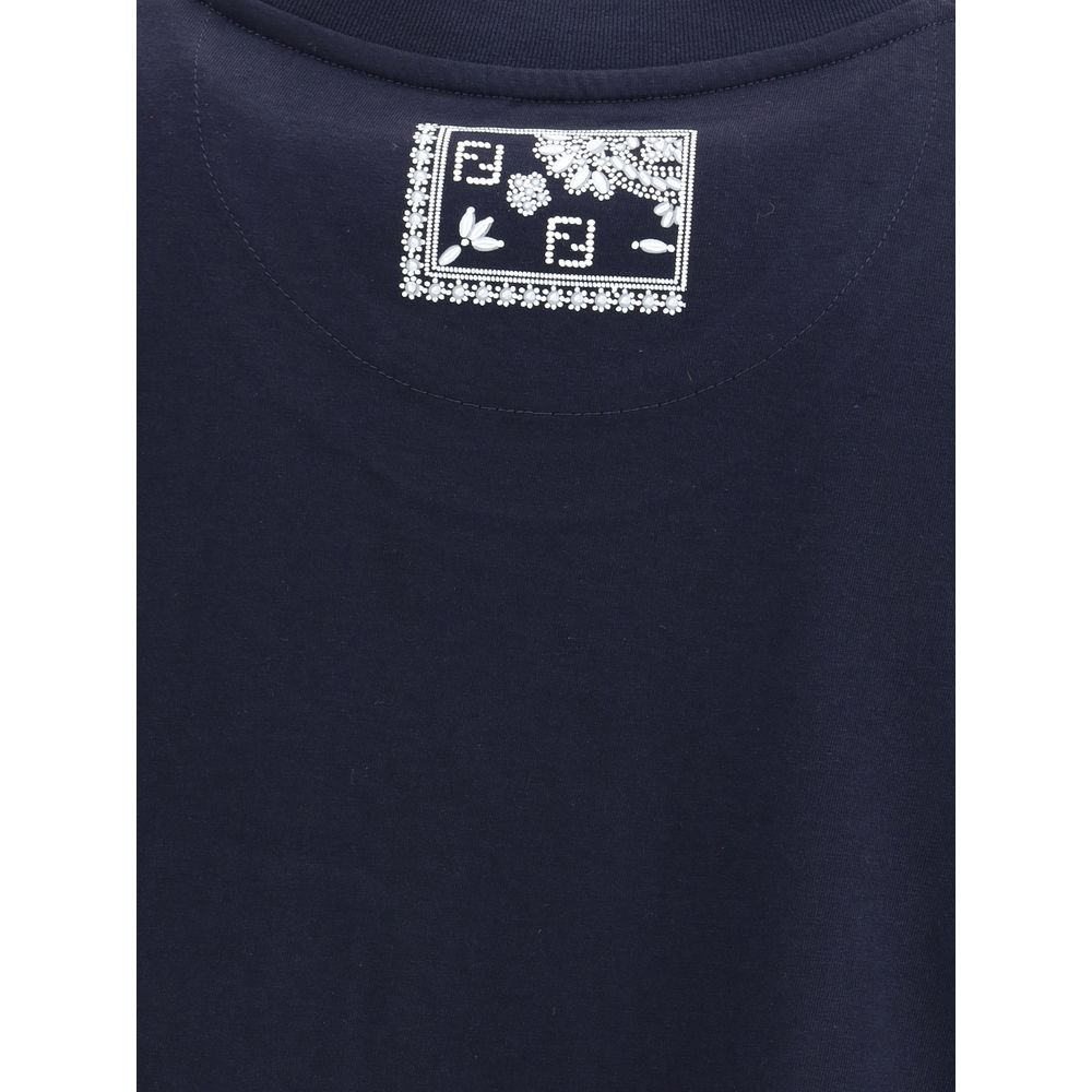 Fendi T-Shirt with bandana print pocket $1469.00 Fendi Luzworld