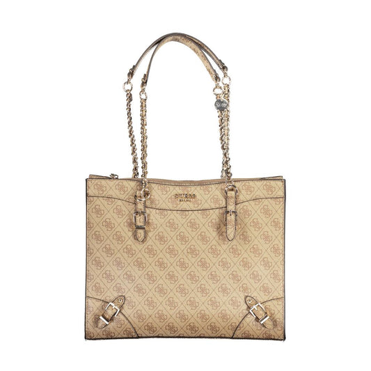 Guess Jeans Beige Polyethylene Handbag $563.00 Guess Jeans Luzworld