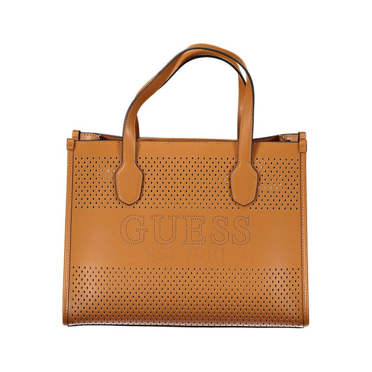 Guess Jeans Brown Polyethylene Handbag $541.00 Guess Jeans Luzworld