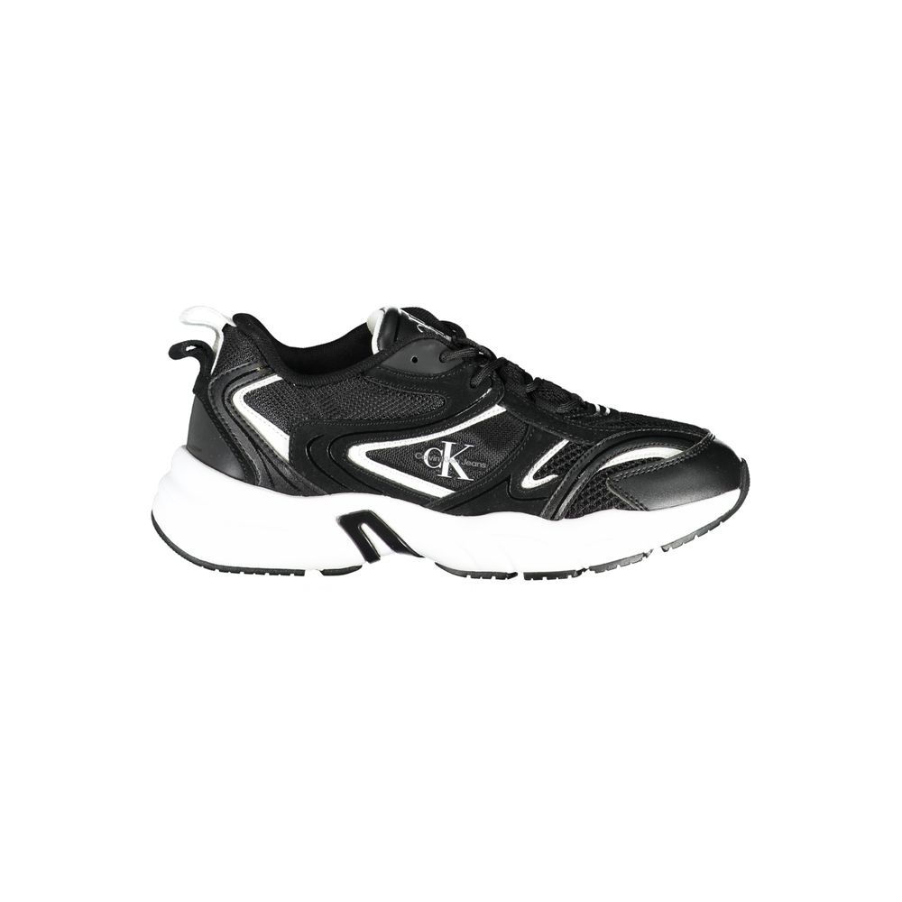Calvin Klein Black Polyester Sneaker $306.00 Calvin Klein Luzworld