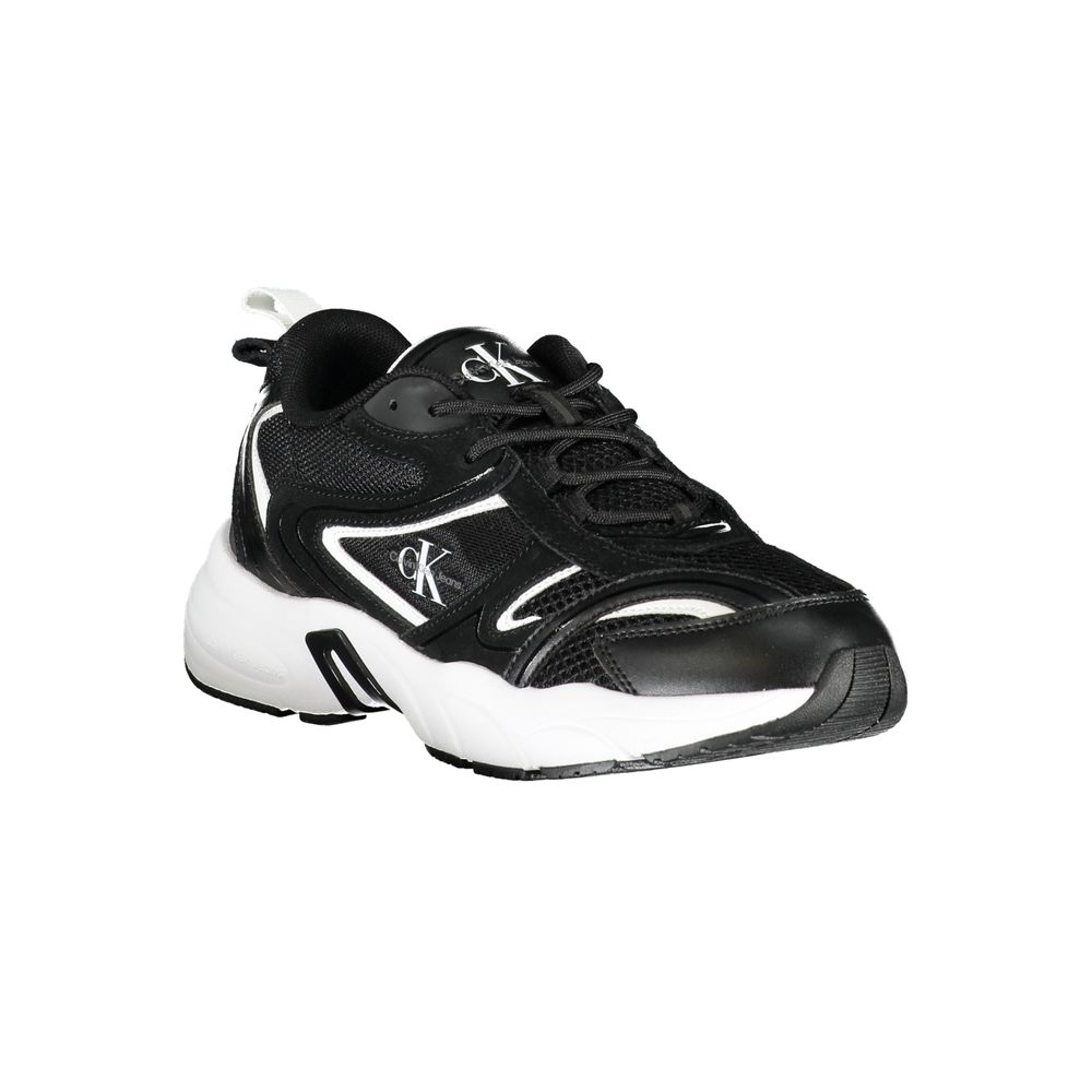 Calvin Klein Black Polyester Sneaker $306.00 Calvin Klein Luzworld