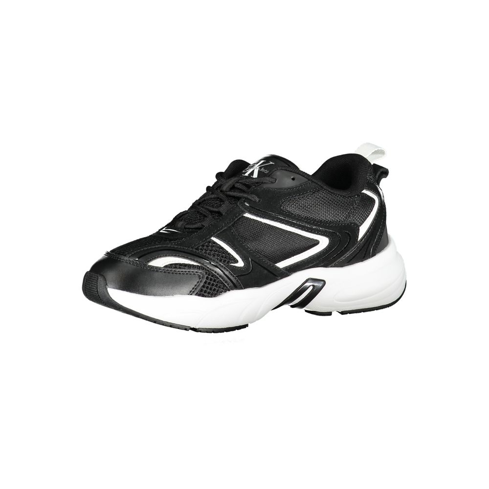 Calvin Klein Black Polyester Sneaker $306.00 Calvin Klein Luzworld