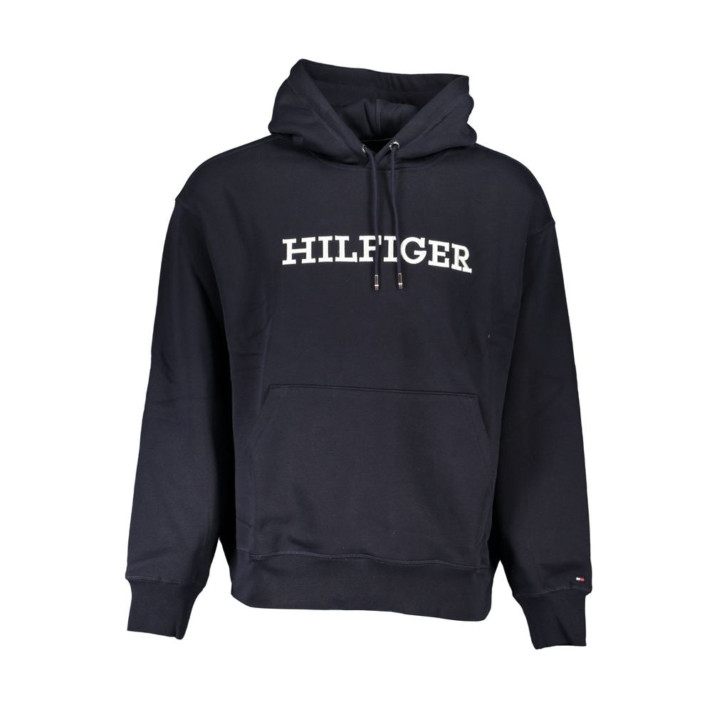 Tommy Hilfiger Blue Cotton Men Sweater $328.00 Tommy Hilfiger Luzworld
