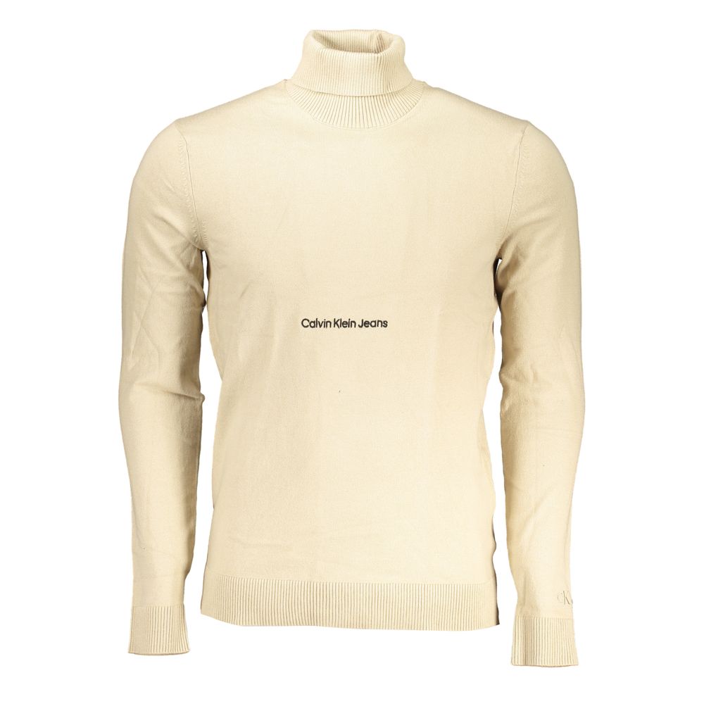 Calvin Klein Beige Cotton Sweater $250.00 Calvin Klein Luzworld
