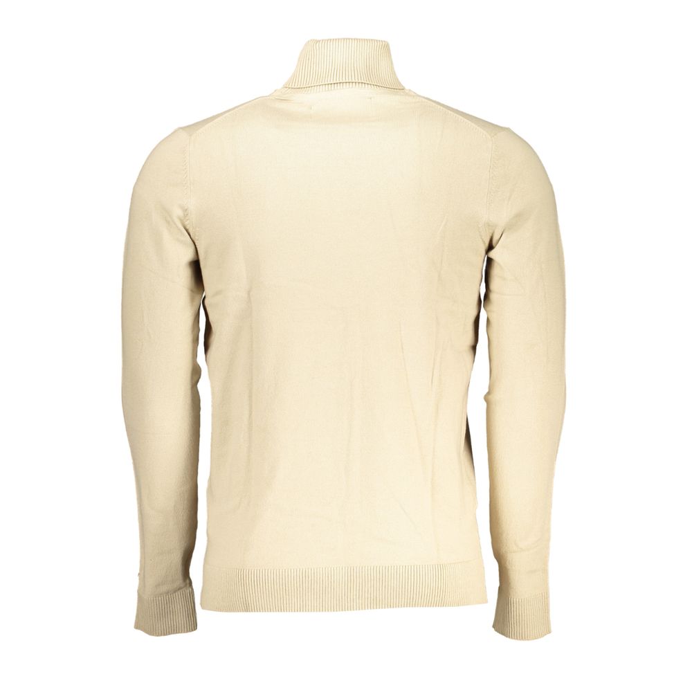 Calvin Klein Beige Cotton Sweater $250.00 Calvin Klein Luzworld