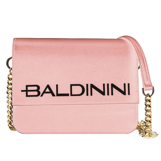 Baldinini Trend Pink Calfskin Handbag $637.00 Baldinini Trend Luzworld