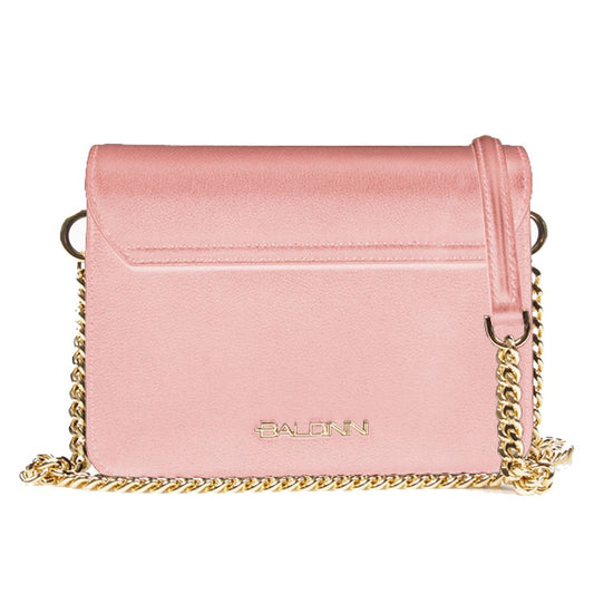 Baldinini Trend Pink Calfskin Handbag $637.00 Baldinini Trend Luzworld