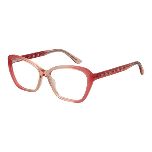 Guess Pink Women Glasses Frame $217.00 Guess Luzworld