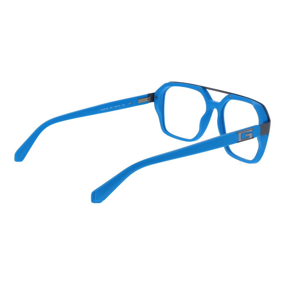 Guess Blue Men Glasses Frame $441.00 Guess Luzworld