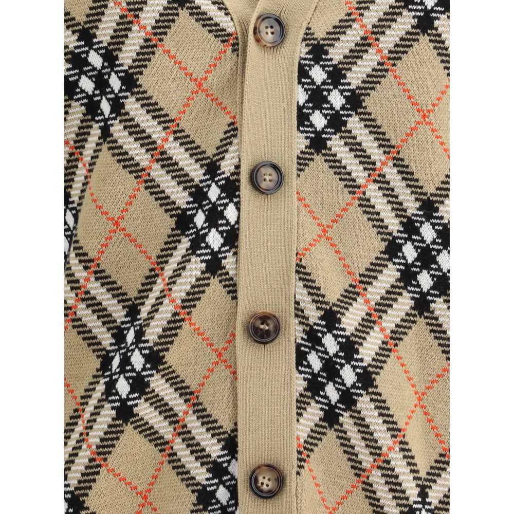 Burberry Archive Check wool Cardigan $2344.00 Burberry Luzworld