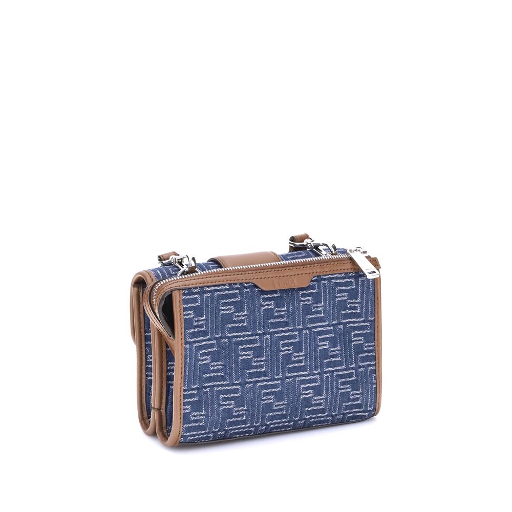 Fendi Baguette denim Shoulder Bag $4011.00 Fendi Luzworld