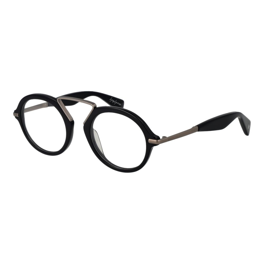 Yohji Yamamoto Black Men Glasses Frame $1037.00 Yohji Yamamoto Luzworld