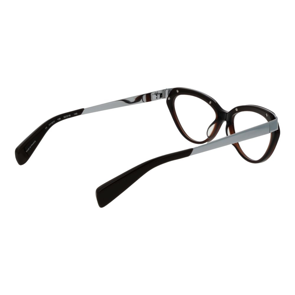 Yohji Yamamoto Brown Unisex Glasses Frame $614.00 Yohji Yamamoto Luzworld