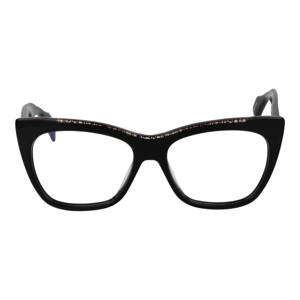 Yohji Yamamoto Black Men Glasses Frame $792.00 Yohji Yamamoto Luzworld