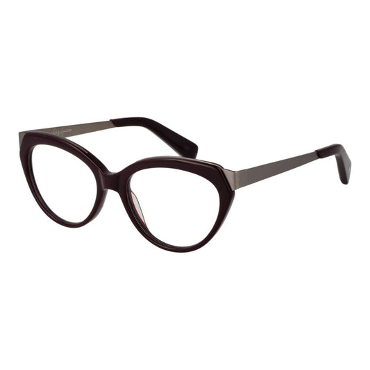 Yohji Yamamoto Purple Unisex Glasses Frame $614.00 Yohji Yamamoto Luzworld