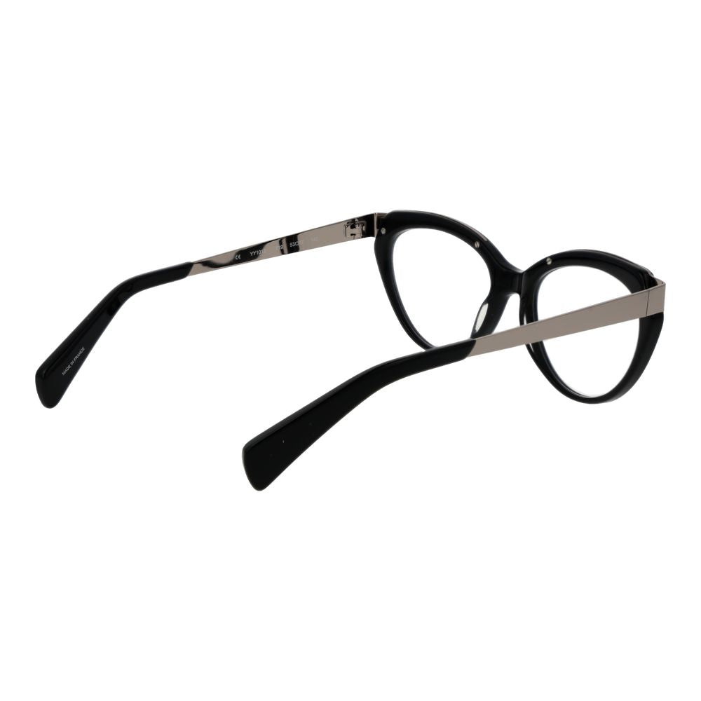 Yohji Yamamoto Black Unisex Glasses Frame $614.00 Yohji Yamamoto Luzworld