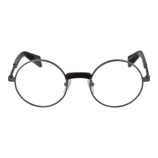 Yohji Yamamoto Gray Men Glasses Frame $792.00 Yohji Yamamoto Luzworld