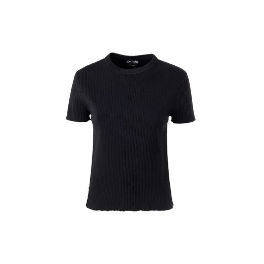 Tom Ford Black Silk T-Shirt $1648.00 Tom Ford Luzworld