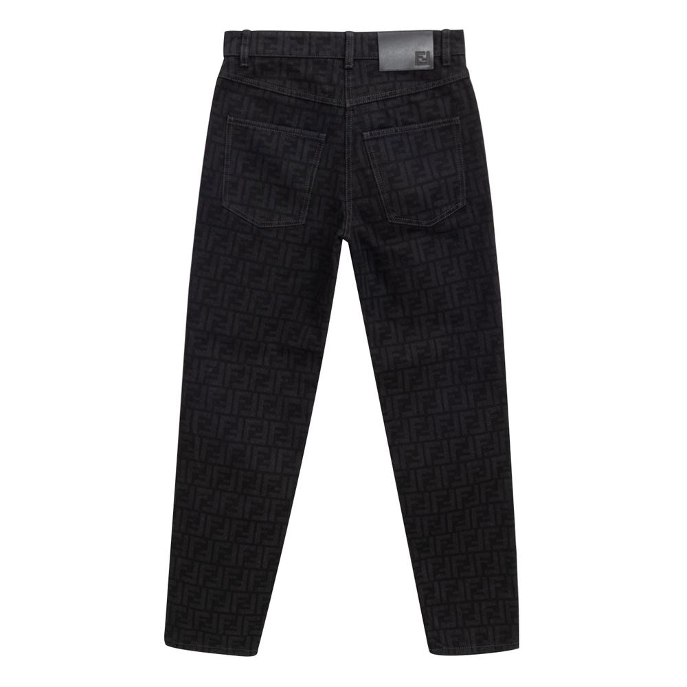 Fendi Black Cotton Jeans Denim $1566.00 Fendi Luzworld