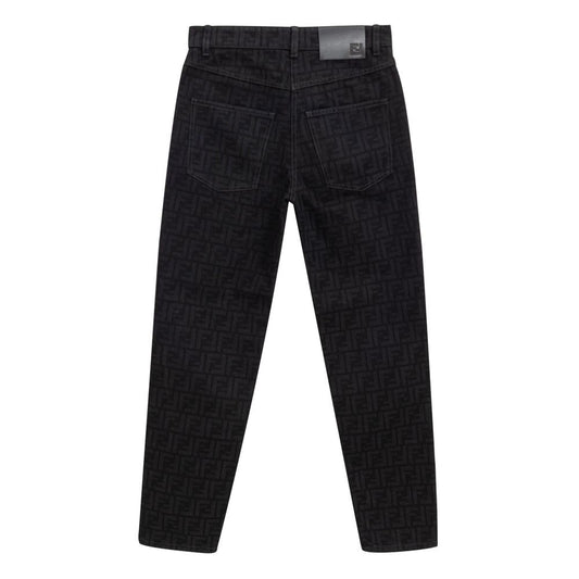 Fendi Black Cotton Jeans Denim $1566.00 Fendi Luzworld
