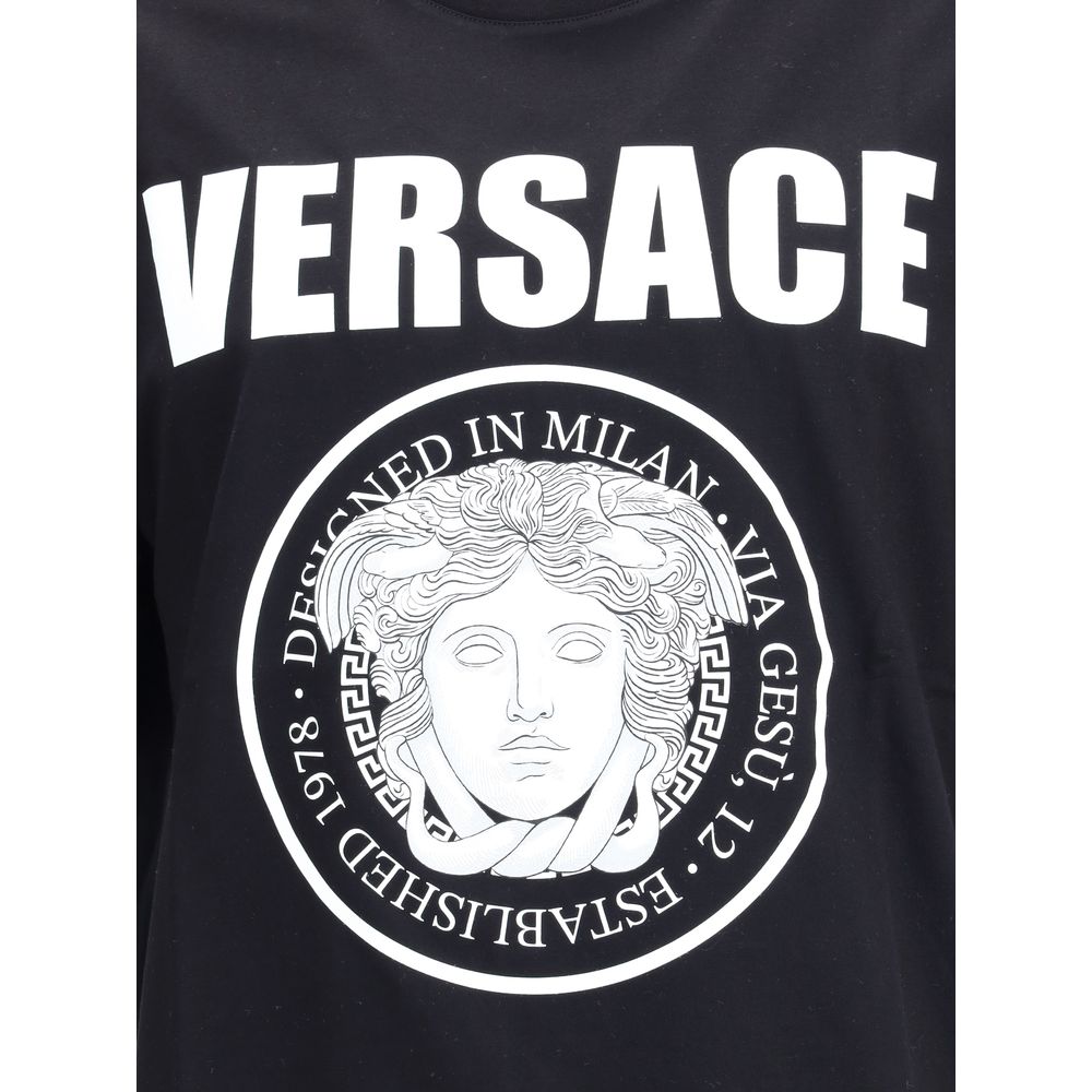 Versace T-Shirt with iconic Medusa head $883.00 Versace Luzworld