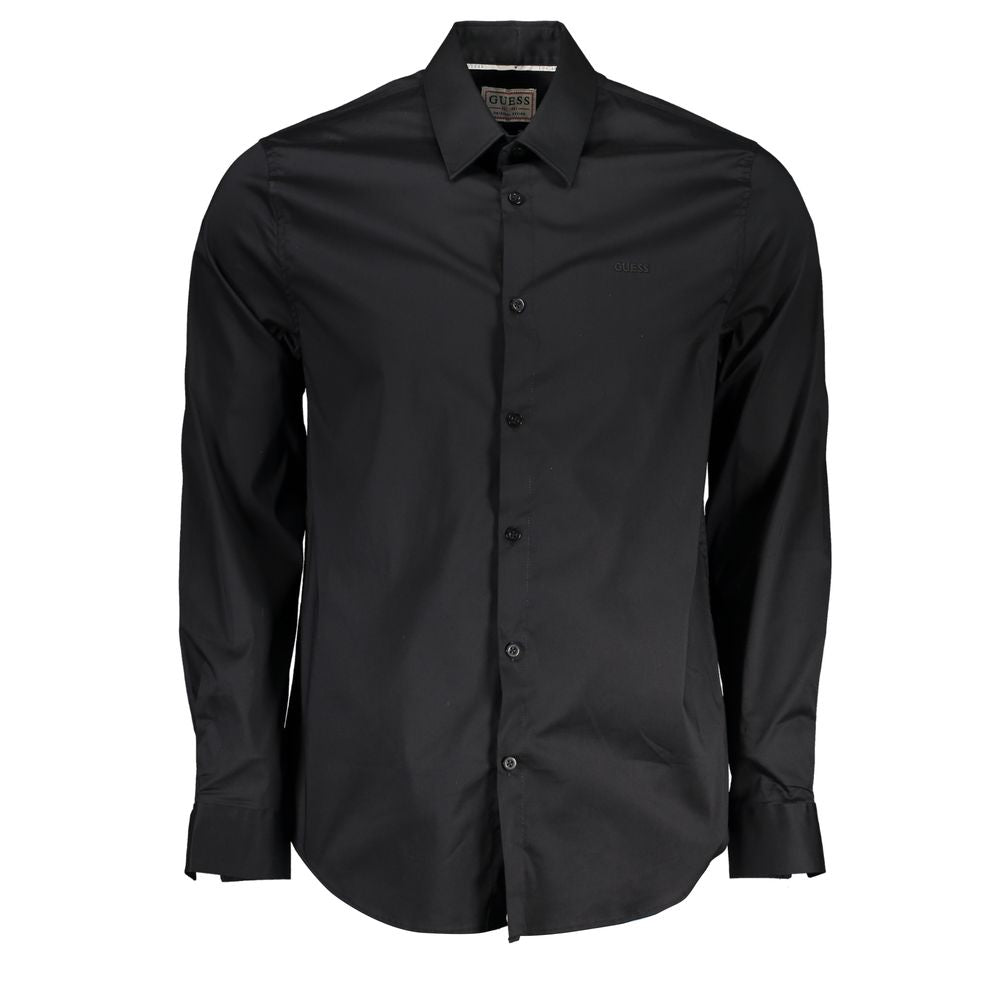 Guess Jeans Black Cotton Shirt $193.00 Guess Jeans Luzworld