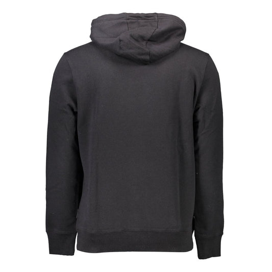 Napapijri Black Cotton Men Sweater $192.00 Napapijri Luzworld