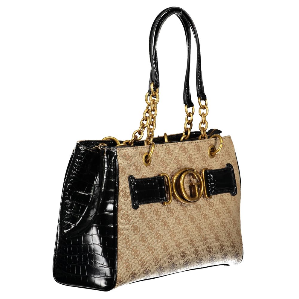 Guess Jeans Black Polyethylene Handbag $574.00 Guess Jeans Luzworld