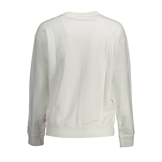 Levi's White Cotton Women Sweater $194.00 Levi's Luzworld